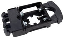 Ahead stuurpenadapter Qibbel 1 1/8" geïntegreerde kabels - zwart