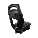 Kinderzitje achter Qibbel Junior 6+  -  MIK HD - met voetsteun en beschermplaat - Midnight Black