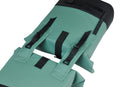 Dubbele fietstas Basil Cove 28-32L 14 x 29 x 36 cm - groen/zwart