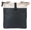 Dubbele fietstas Basil Vive 28-35L 14 x 30 x 38 cm - wit/zwart