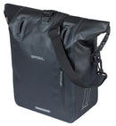 Enkele fietstas Basil Rivo M tarpaulin MIK 12-15L 14 x 25 x 38 cm - zwart