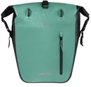 Enkele fietstas Basil Rivo L tarppaulin MIK 25-31L 14 x 28 x 43 cm - groen/zwart