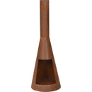 Tuinhaard Kos - 35x100cm - Roest