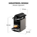 Krups XN306T Pixie Koffiecupmachine Zwart/Titanium