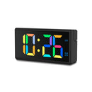 Hama Digitale Wekker Ibiza met Multicolor-Display USB-Oplaadfunctie Zwart