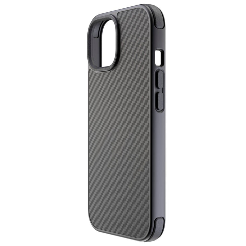 Black Rock Robust Carbon Cover Voor Apple IPhone 15 Zwart
