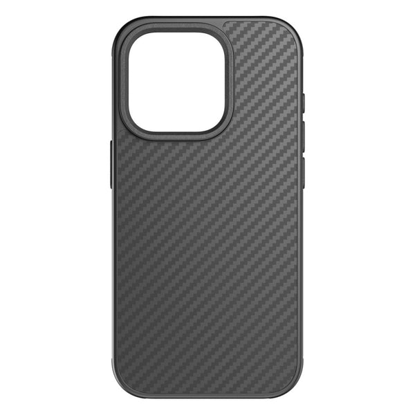 Black Rock Robust Carbon Cover Voor Apple IPhone 15 Pro Zwart
