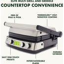 GreenPan Elite Contactgrill RVS/Zwart