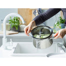 BK Twist Pannenset 5-delig RVS/Glas