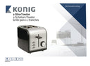 König KN-BT10 Broodrooster