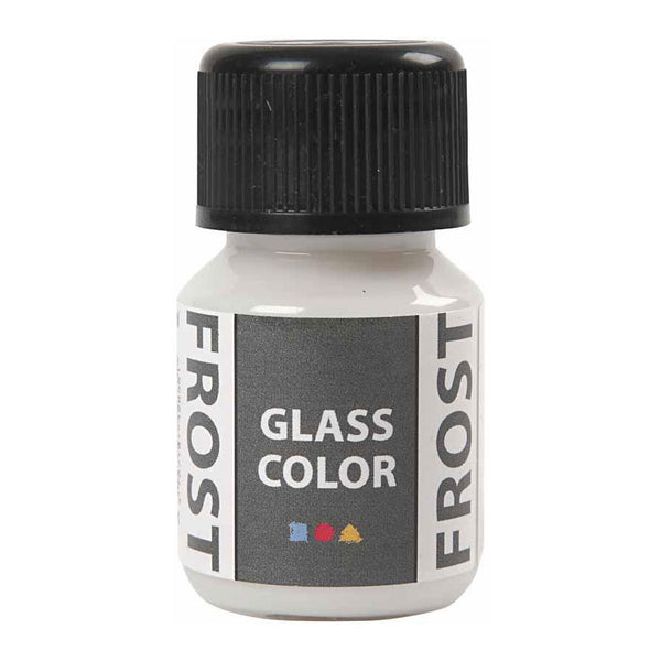 Glass Color Frost Verf - Wit, 30ml