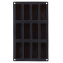 Patisse Mini Cakevorm 12 Vaks 29x17 cm Zwart/Siliconen