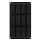 Patisse Mini Cakevorm 12 Vaks 29x17 cm Zwart/Siliconen