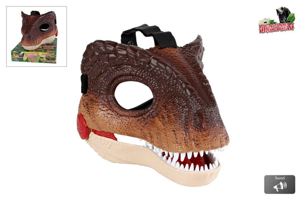 Dinoworld Dinosaurus Masker met Geluid, 22cm