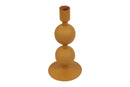 Countryfield Kandelaar 2x bol Rana M 9x9x18cm - oranje