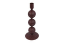 Countryfield Kandelaar 3x bol Rana L 10x10x25cm - paars