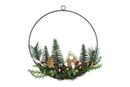 Countryfield Kersthanger LED Village 30x30x30cm - groen
