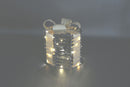 Countryfield Kerstkado LED ro Bling S glitter 15x17cm - goud