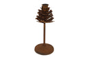 Countryfield Kandelaar Moja M dennenappel roest 9,5x9,5x22,5