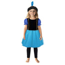 Pietenjurk 110-116 Paars/Blauw