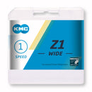 Ketting single speed KMC Z1 Wide 112 schakels - zilver