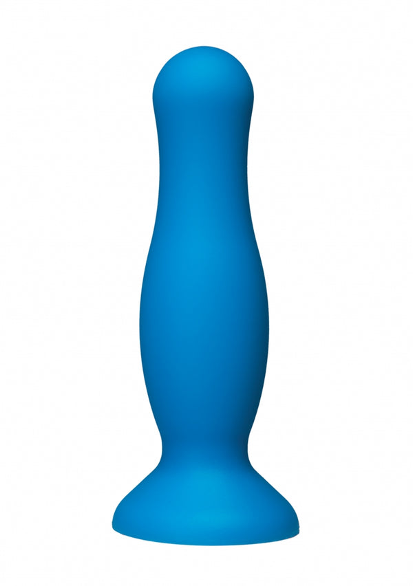 Mode - Siliconen anaalplug - 4,5 Inch - Blauw