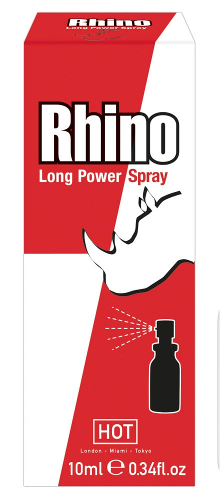 Rhino - Lange Krachtspray / Stimulerende Spray - 0,3 fl oz / 10 ml