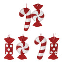 Kersthangers Vilt Snoep, Set van 12