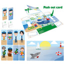 BiOBUDDi Bouwset Politieboot, 28dlg.