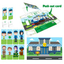 BiOBUDDi Bouwset Politiebureau, 41dlg.