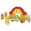 BiOBUDDi Boerderij Graanschuur met Dieren, 42dlg.