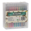 Mixed Gelpennen in Opbergkoffer, 48st.