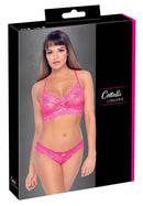 Kanten BH Set - Roze S/M