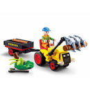 Sluban - Traktor met Boomstammen - 110dlg.