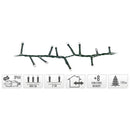 Micro Cluster 400 LED's - 8 meter - wit - 8 functies + geheugen