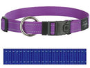 Rogz For Dogs Lumberjack Halsband Blauw 25 MMX43-73 CM