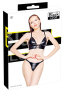 Vinyl Bra and String XL