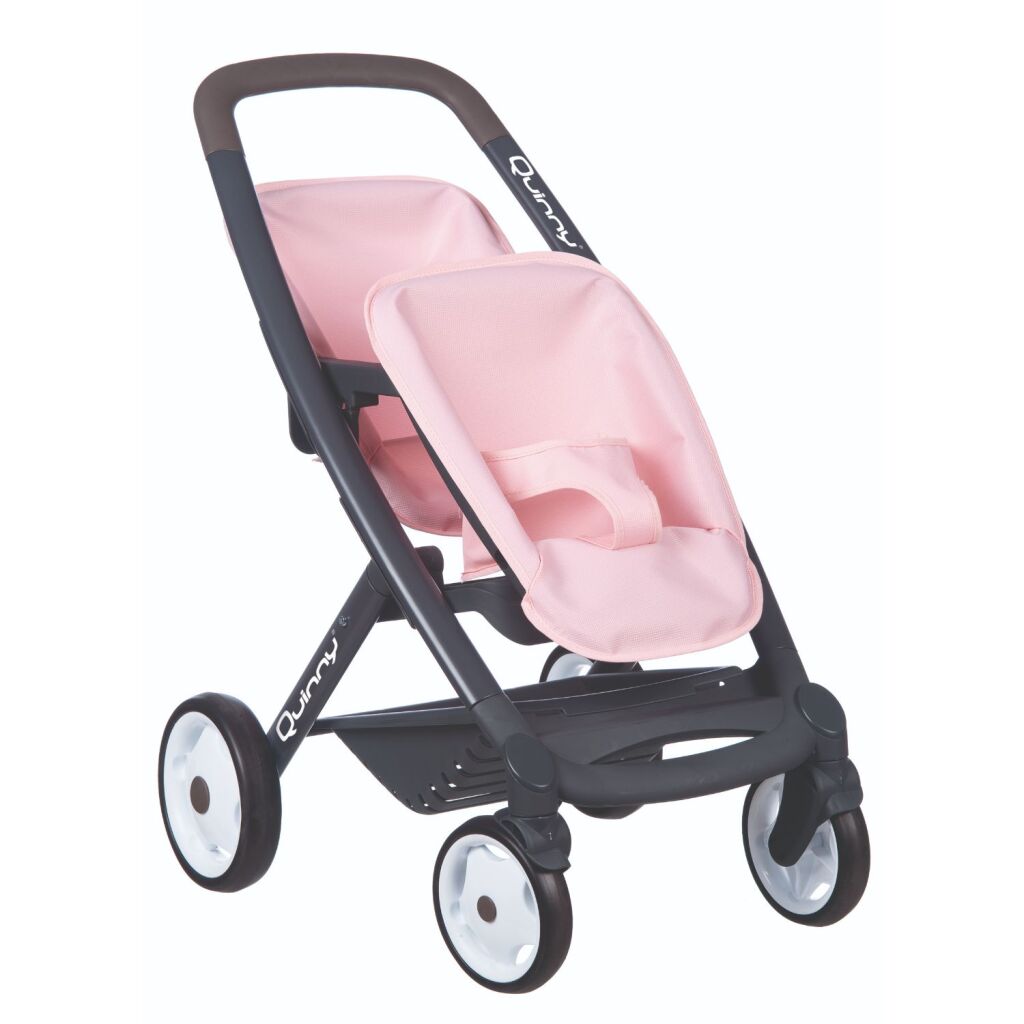 poppen maxi cosi Smoby Maxi-Cosi Poppenwagen voor 2 Poppen