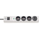 Brennenstuhl BN-1150611523 Stekkerdoos 3-voudig 2 M Wit - Frans / 2x Usb