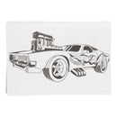 Schetsboek Hot Wheels met Stickers