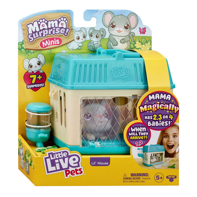 Little Live Pets Mama Surprise Mini Muis Blauw