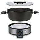 Cloer 6679 8-Persoons Elektrische Fonduepan 1.5L Zwart/RVS