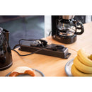 Brennenstuhl BN-1159964 Stopcontactverdeler Ip44 4-voudig Zwart 2m H07rn-f 3g1,5