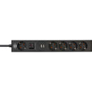 Brennenstuhl 1159780615 Stekkerdoos Met Usb Power Delivery 5-voudig Grijs / Zwart