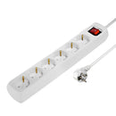 Hama Distribution Panel 6 Sockets With Switch Child-proof 3 M White