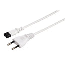 Hama Netvoedingskabel Euro Plug 1.5m Wit