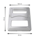 Hama Notebook-stand Aluminium Zilver