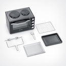 Severin TO2065 Oven met Kookplaten 30L Zwart/RVS