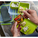 Emsa CLIP and GO Lunchbox 22.5x16.3x6.3 cm Groen