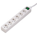 Hama Distribution Panel 6 Sockets With Switch White 1.4 M